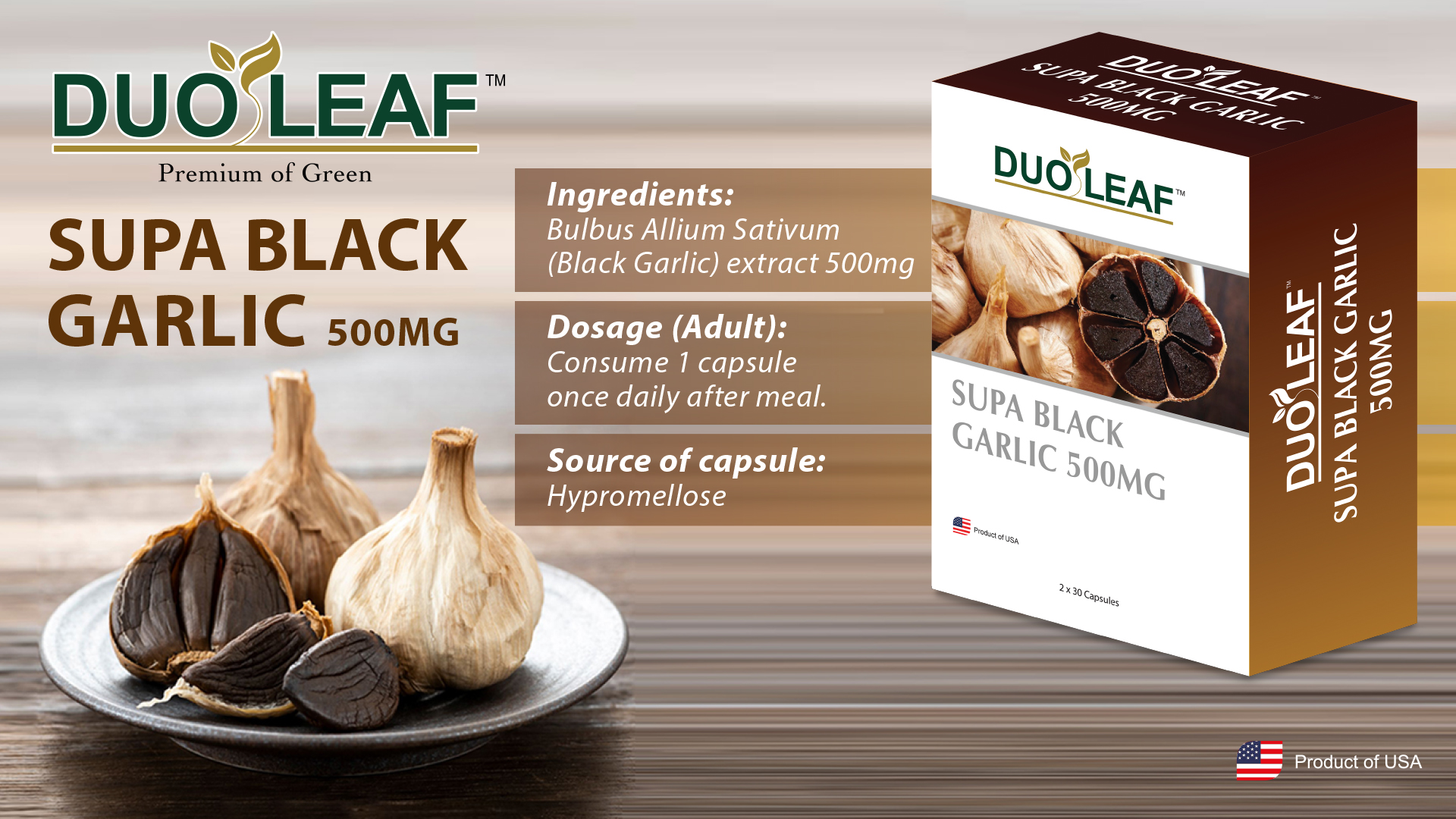 DuoLeaf Supa Black 1920x1080 Poster